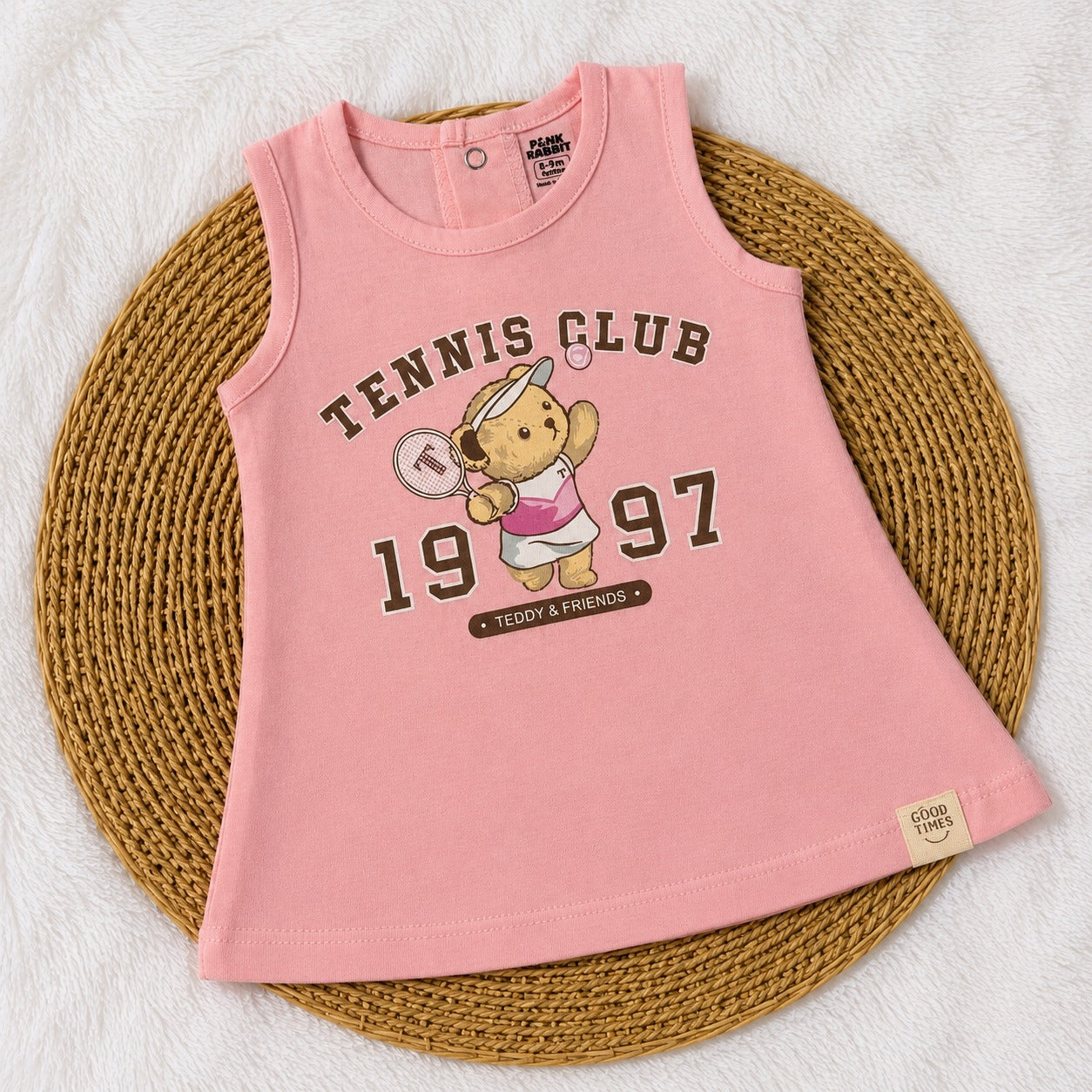 Premium Baby A-Line Frocks - Baby Pink