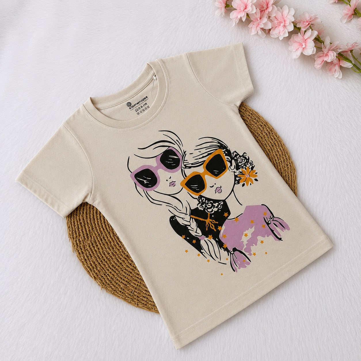 Girls T-Shirt - Cream