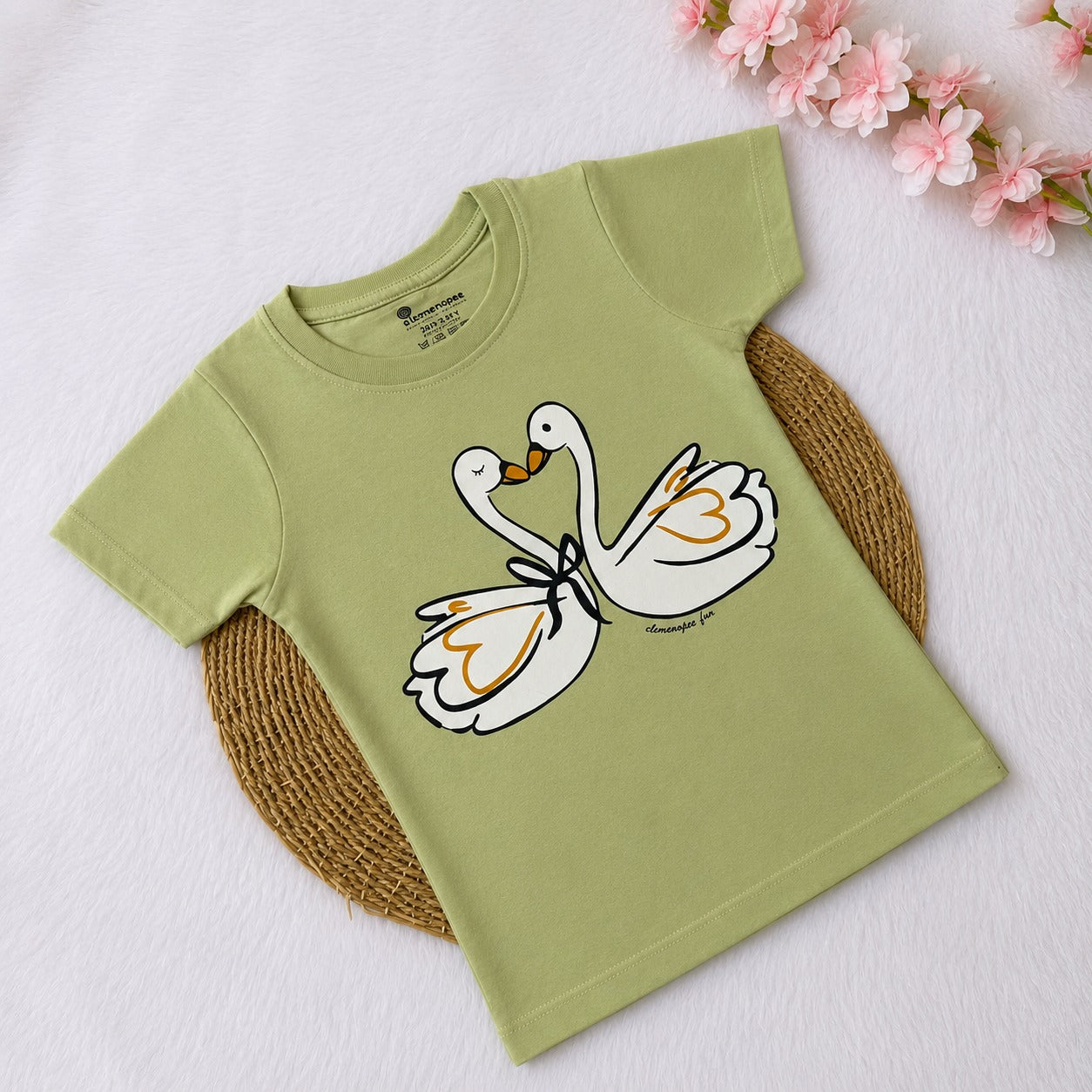 Girls T-Shirt - Pista Green