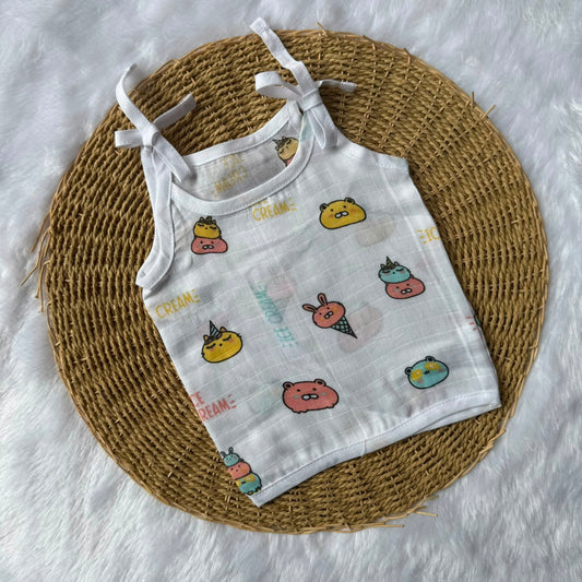 Muslin Baby  Knot Jabla - Ice Cream