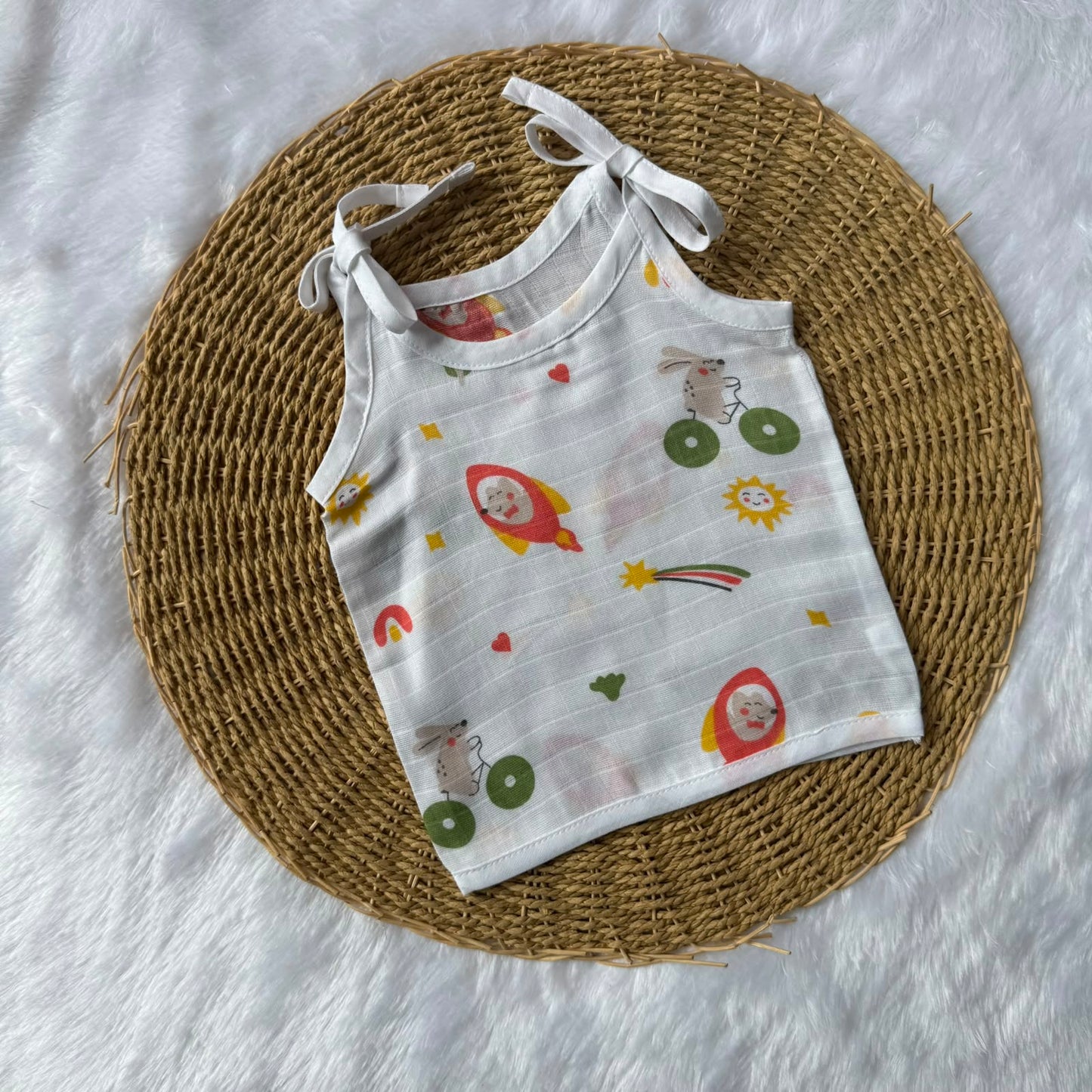 Muslin Baby  Knot Jabla - Rocket