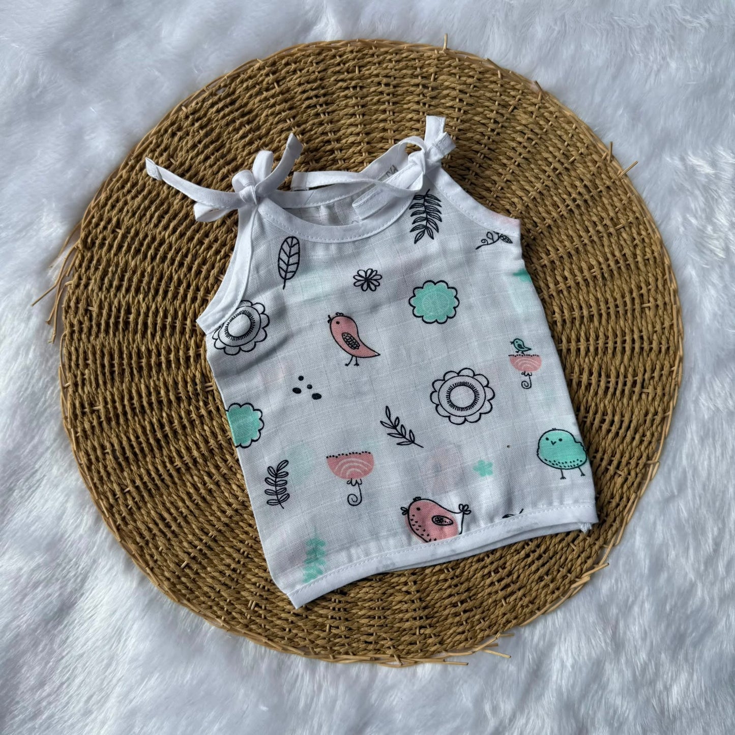 Muslin Baby  Knot Jabla - Bird