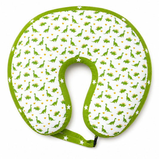 Baby Feeding Pillow - Green Dino