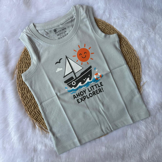 Baby Vest – Grey