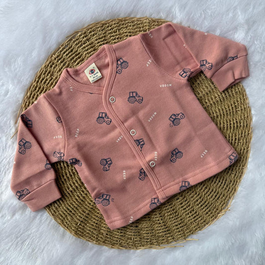 Baby sweater Jabla - Dark Peach