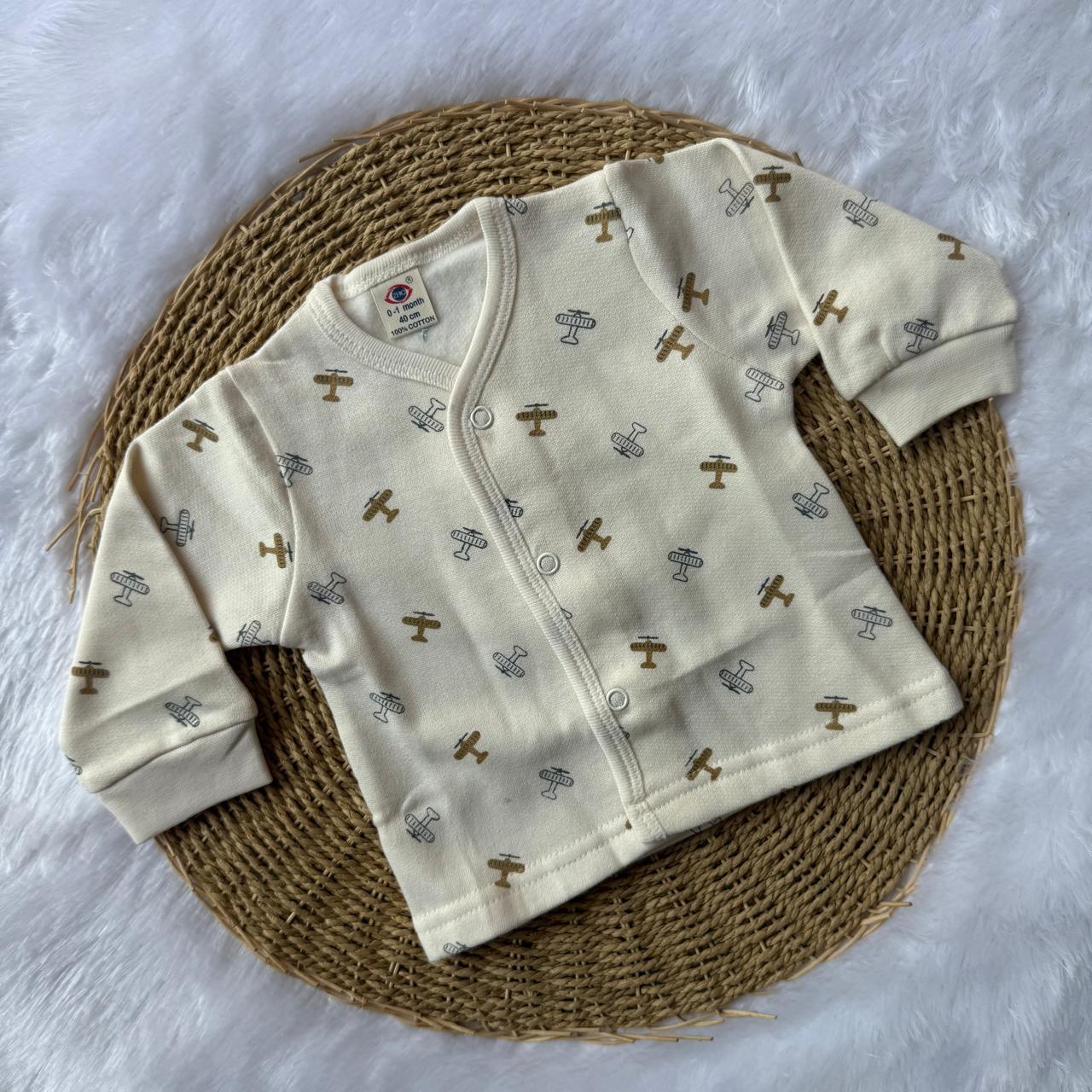 Baby sweater Jabla - Half White Aeroplane