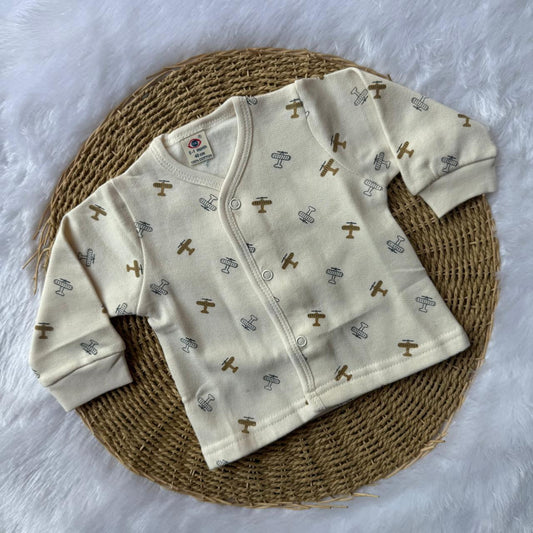 Baby sweater Jabla - Half White Aeroplane