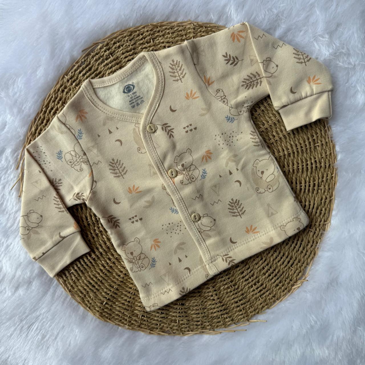 Baby sweater Jabla - Cream Teddy