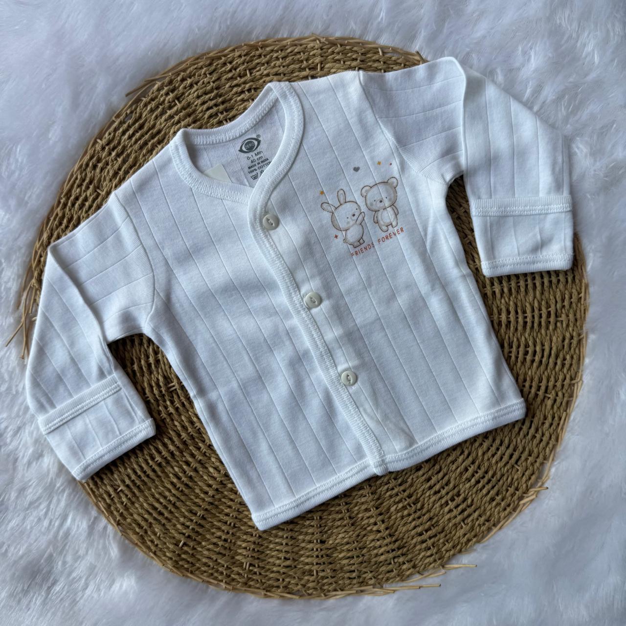 Knitted Baby Jabla with Full Sleeve - Friends Forever