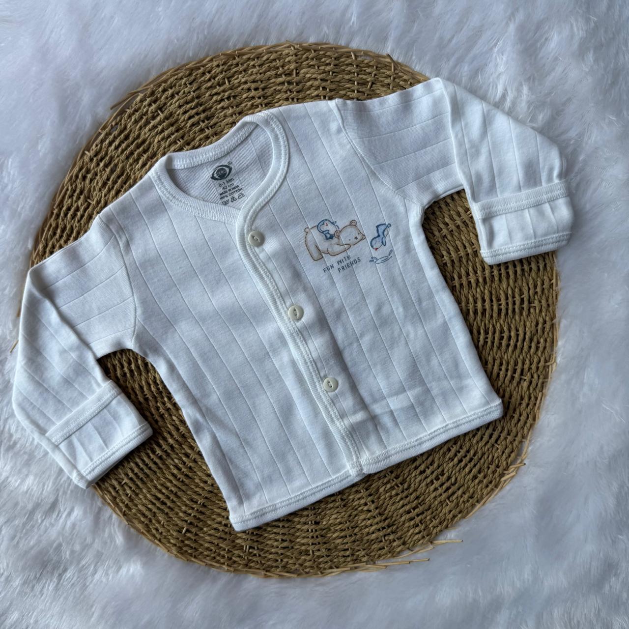 Knitted Baby Jabla with Full Sleeve With Mittens - Fun With Friends