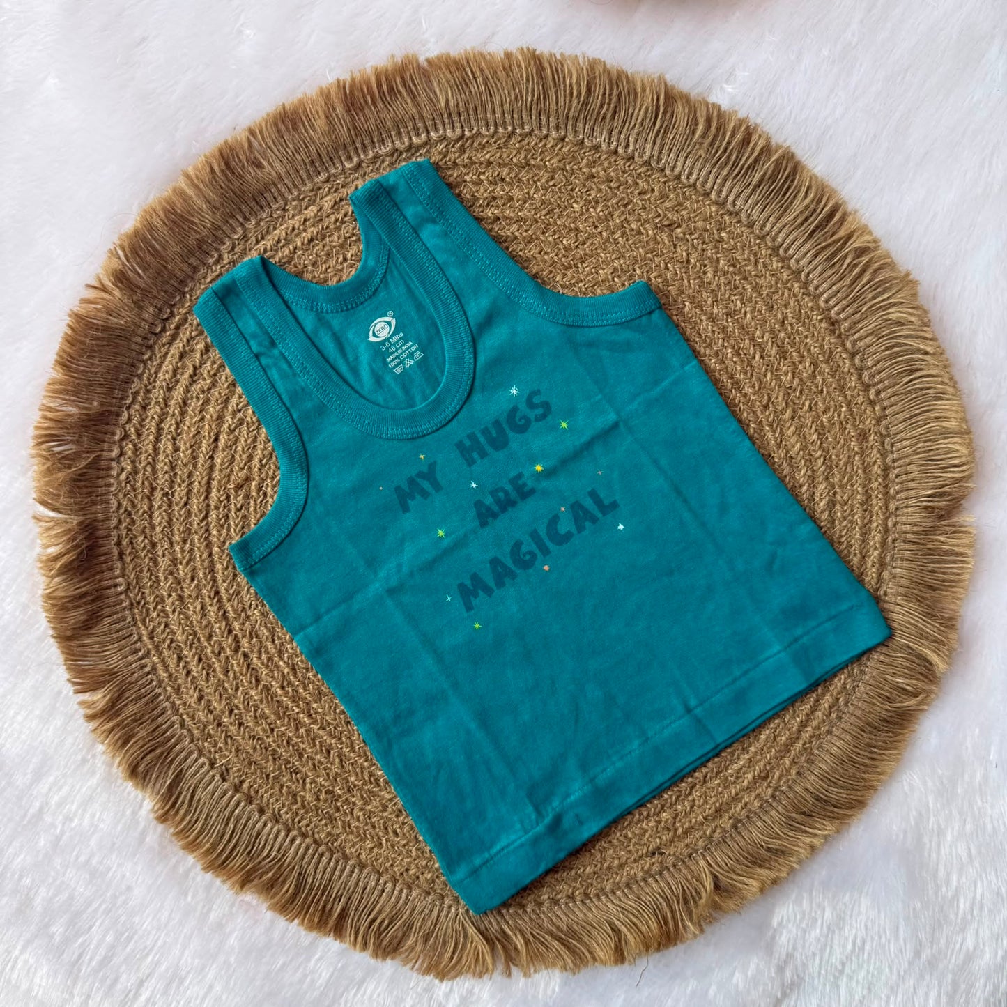 Baby Boy Vest - Hugs & Magical