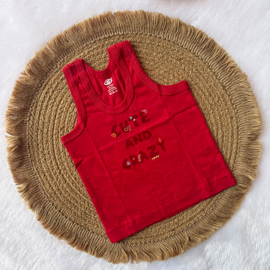 Baby Boy Vest - Cute & Crazy