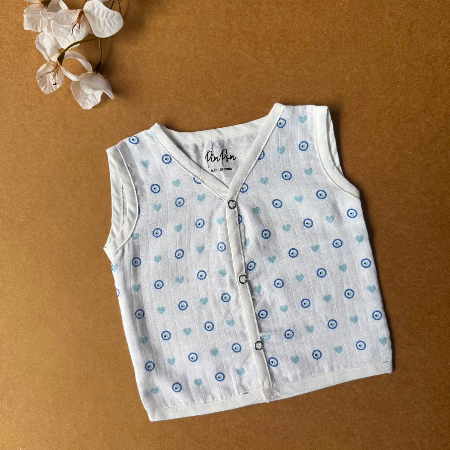 Premium Muslin Baby Jabla - Evil Eye
