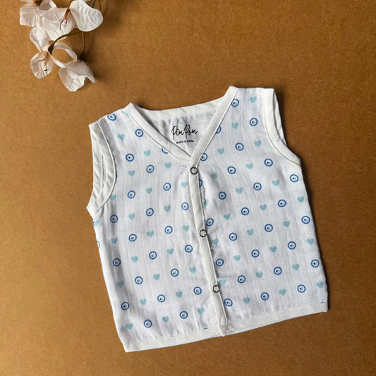 Premium Muslin Baby Jabla - Evil Eye