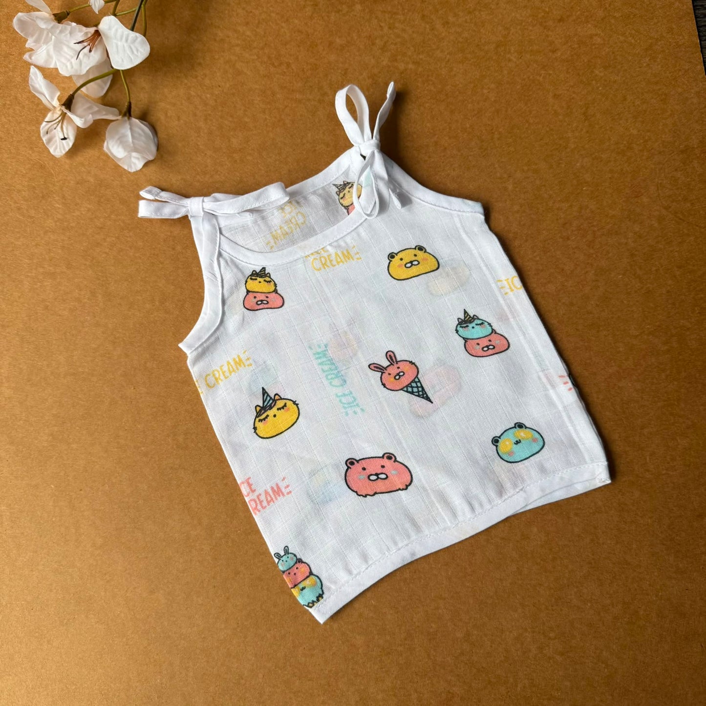 Muslin Baby  Knot Jabla - Ice Cream