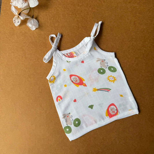 Muslin Baby  Knot Jabla - Rocket