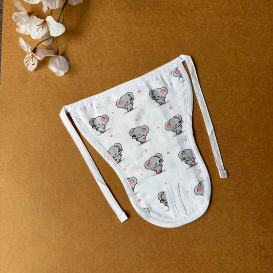 Premium Muslin Baby Nappy - Dancing Elephants