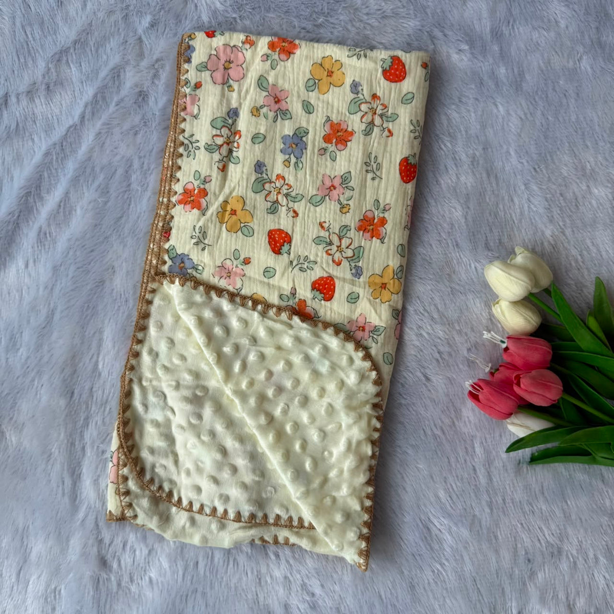Muslin Bubble Blanket - Florals