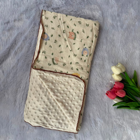 Muslin Bubble Blanket - Leaves