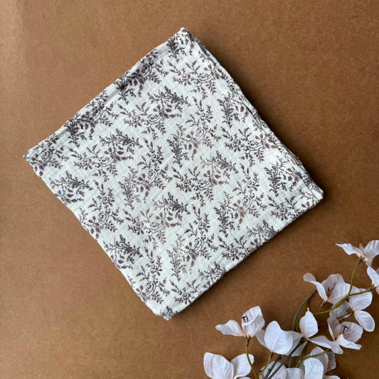 Premium double layer crinkled swaddle - Leaves