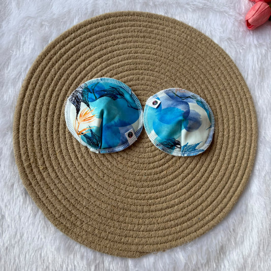 Reusable Breast Pads - Blue