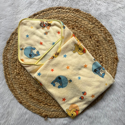 Hooded Towel - yellow