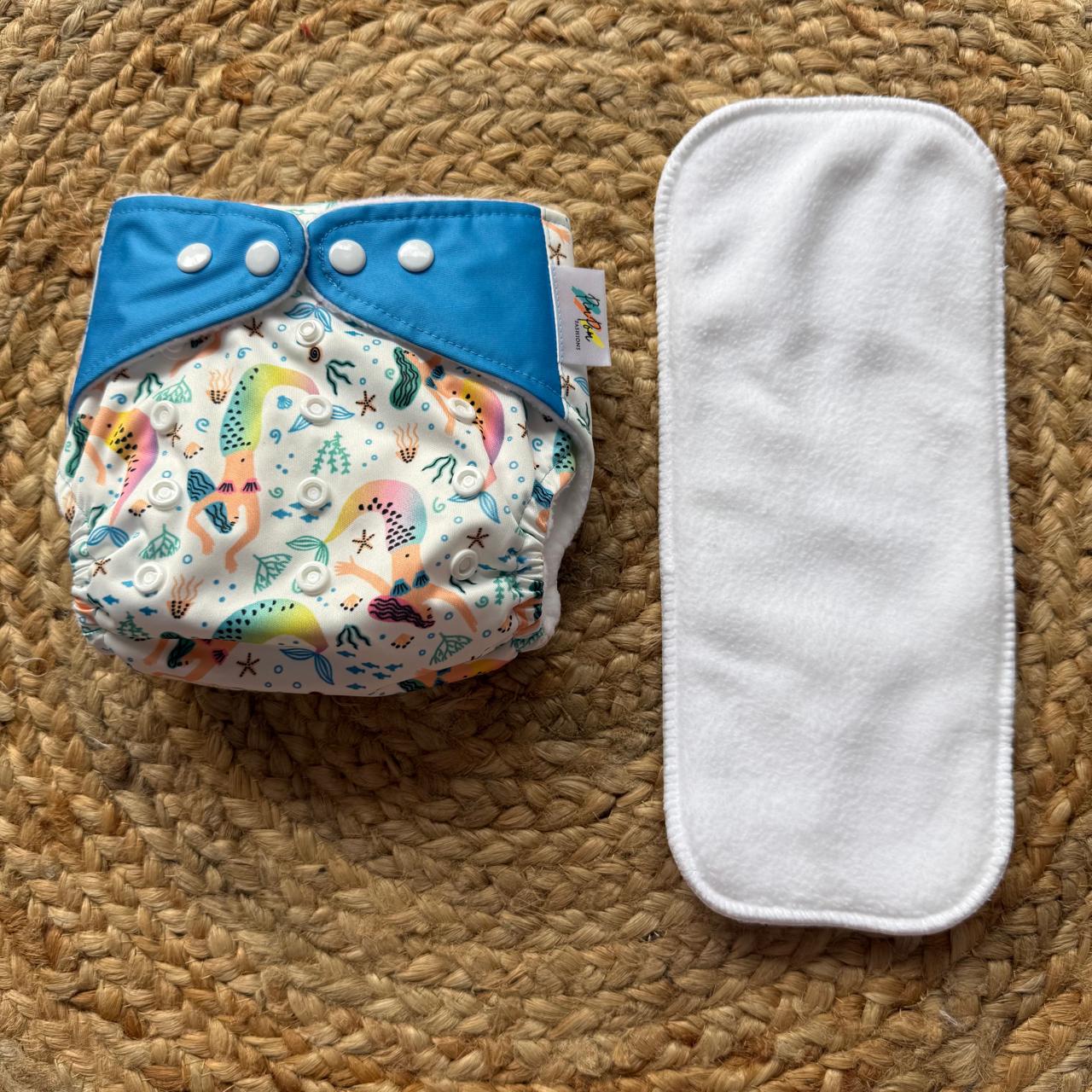 OneFit Free Size Cloth Diapers - Sky Blue