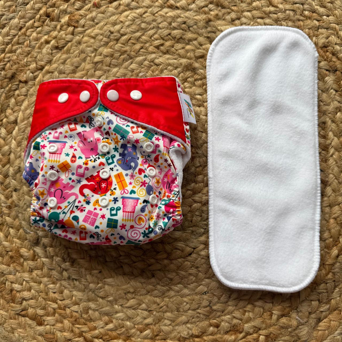 OneFit Free Size Cloth Diapers - Red
