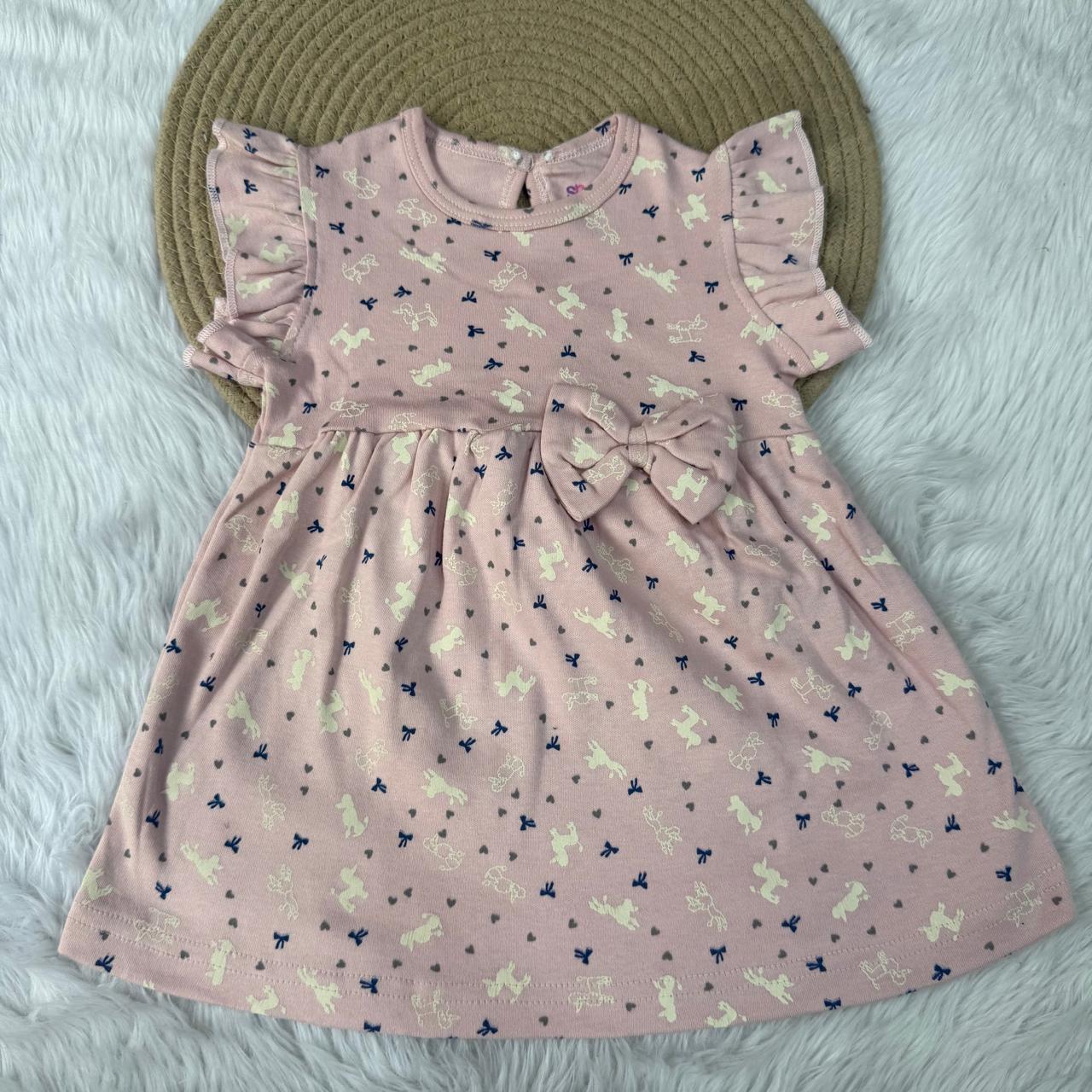 Girl Frocks - Nude Pink