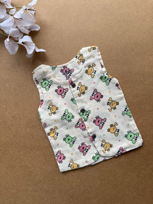 Double Layer Muslin Baby Jabla - Crab