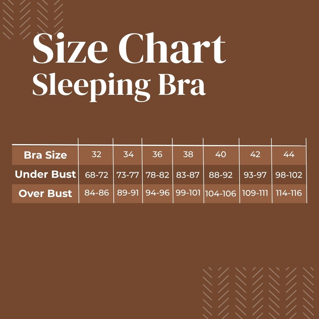 Sleeping Bra - Light Support, comfortable Nightwear for Women - Wine