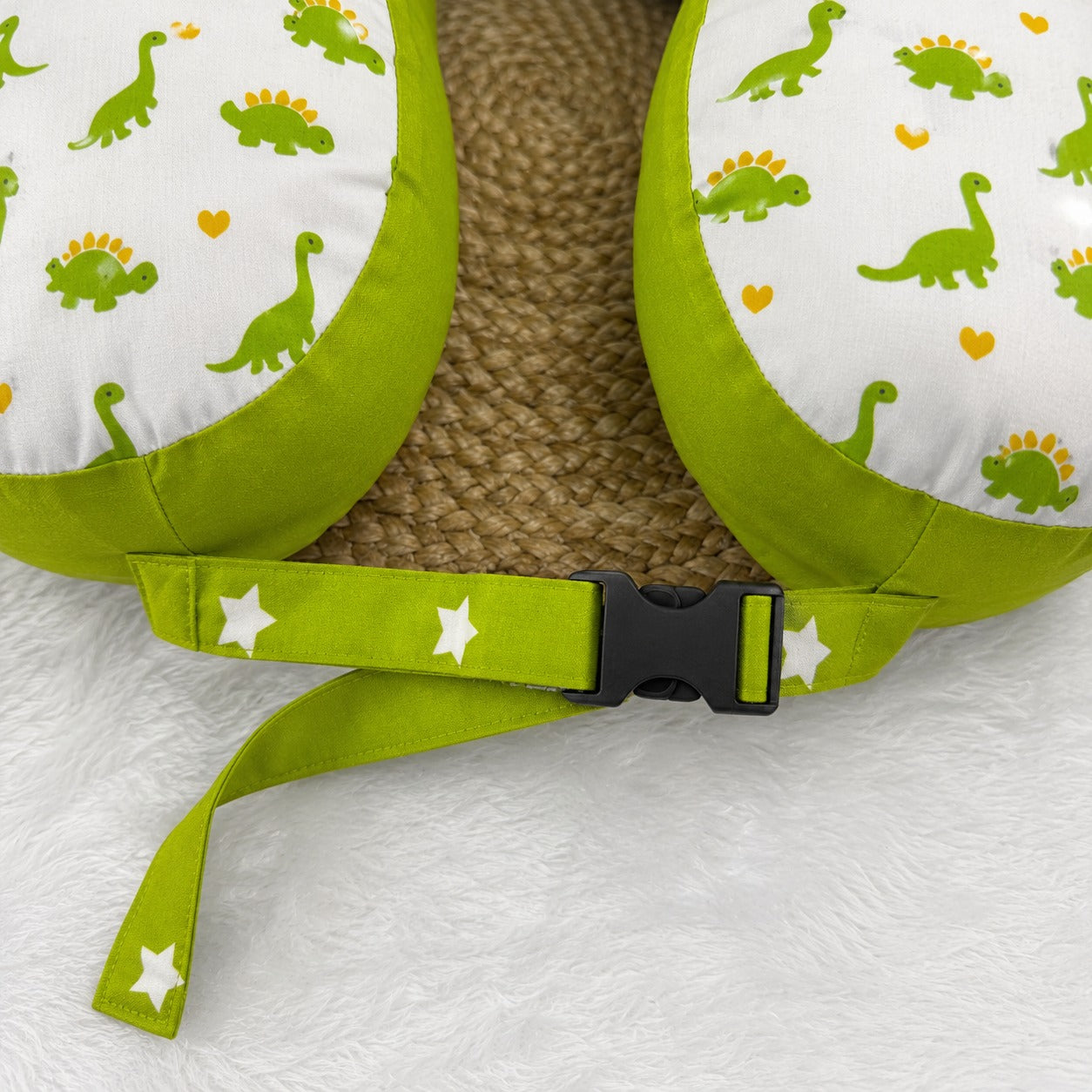 Baby Feeding Pillow - Green Dino