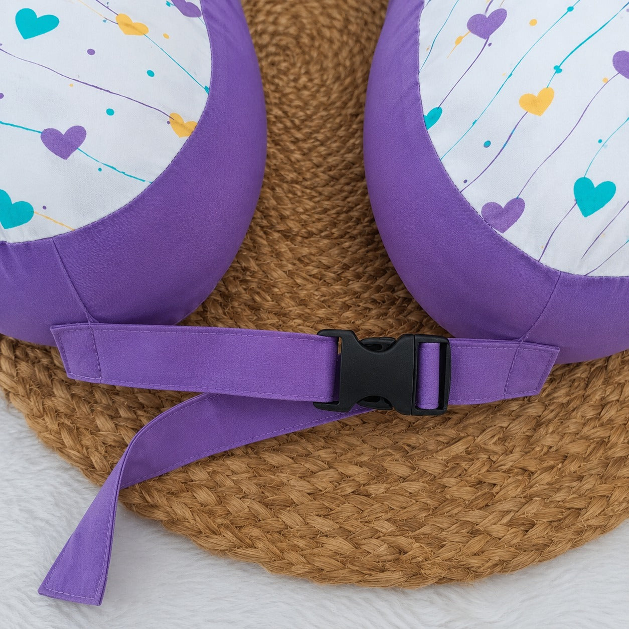 Baby Feeding Pillow - Hearts
