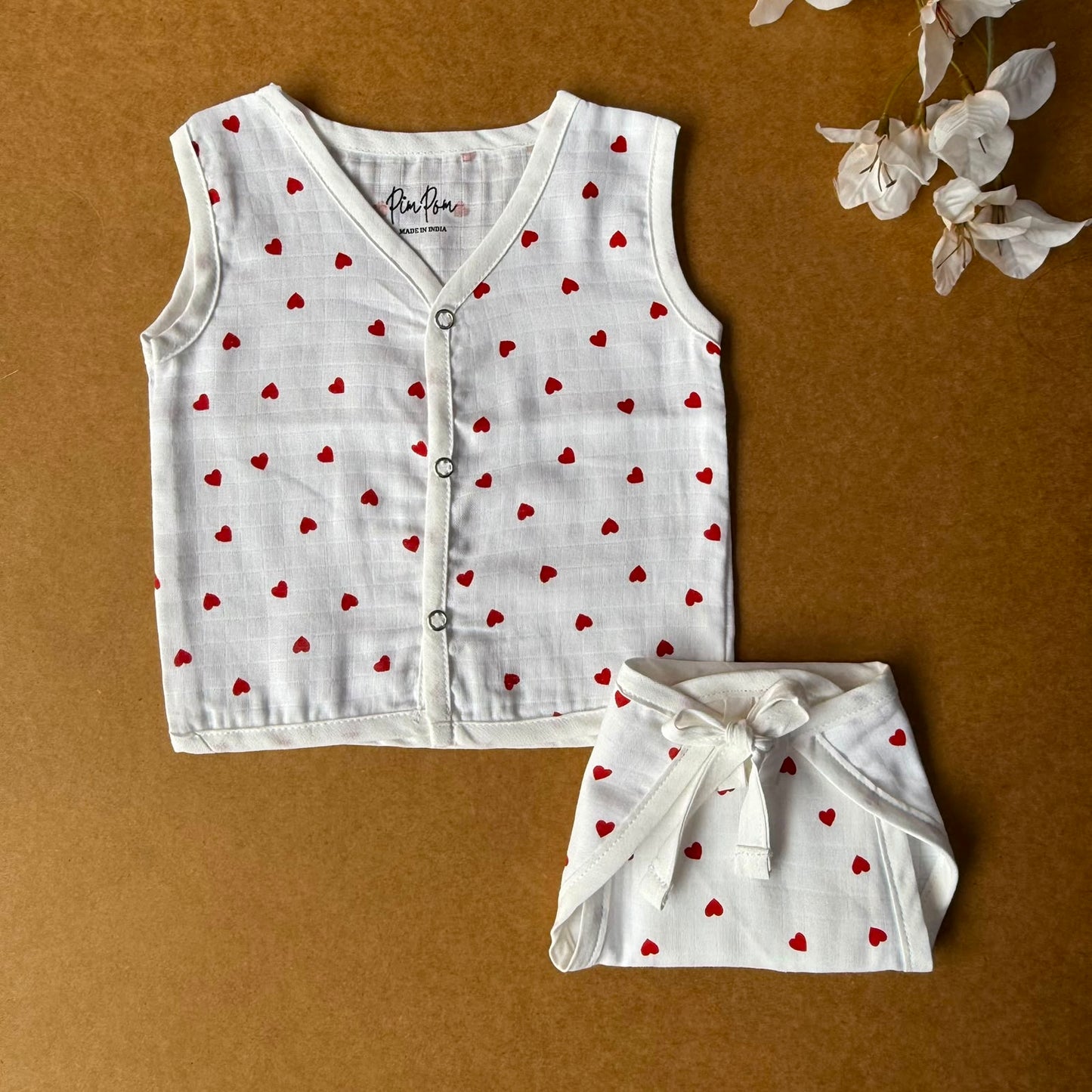 Premium Muslin Baby Jabla & Nappy Matching Sets (10 pcs)