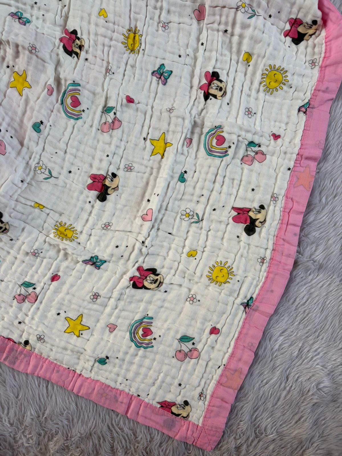 Muslin Blanket 6 Layer - Mickey Mouse