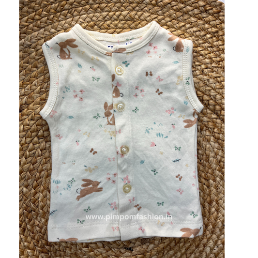 Knitted Baby Jabla -Cream white