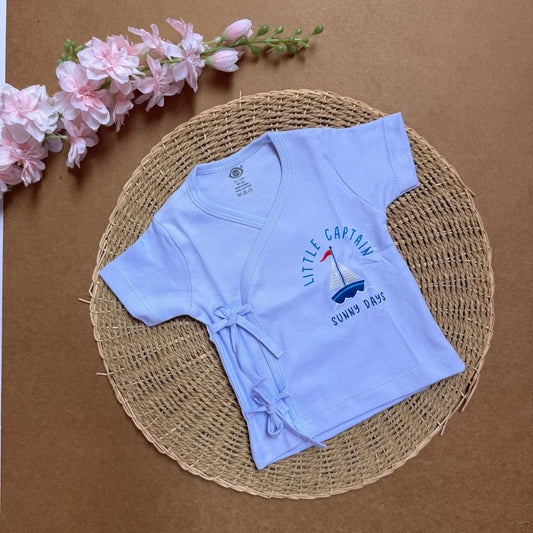 Kimono Cotton Jabla - Blue Ship