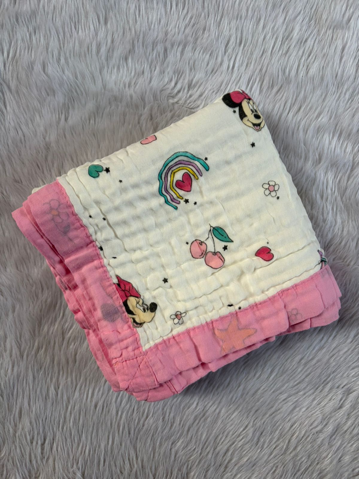 Muslin Blanket 6 Layer - Mickey Mouse