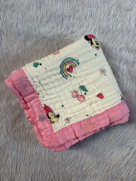 Muslin Blanket 6 Layer - Mickey Mouse