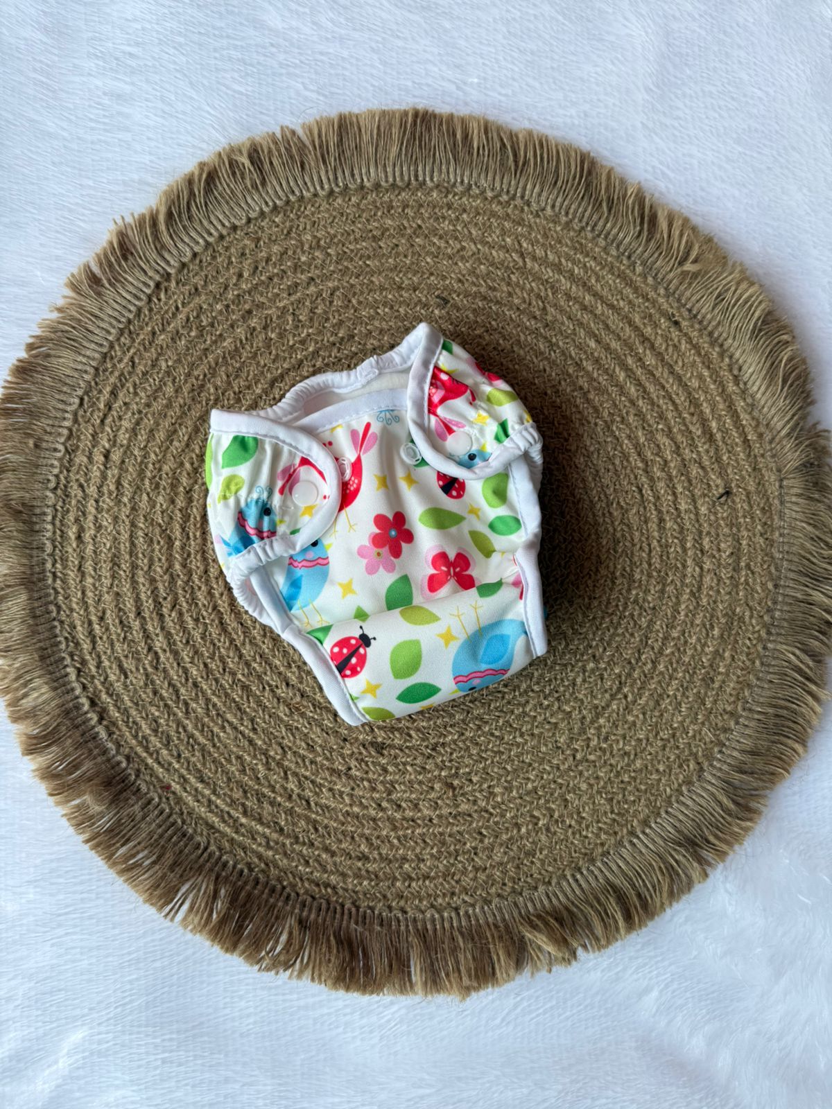 New Born Cloth Diapers - Flower