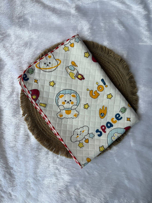 Premium Swaddle/ Wrapper/ Receiving Blanket - Dog Space
