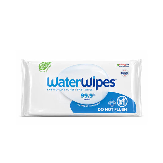 Water Wipes Original Baby Wipes – Pack of 1 (60 Wipes)